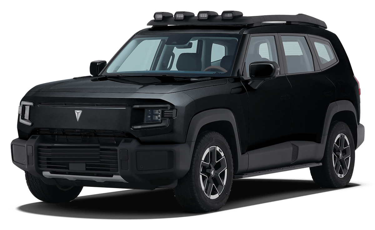 Deepal G318 Black Canyon, trois-quarts avant